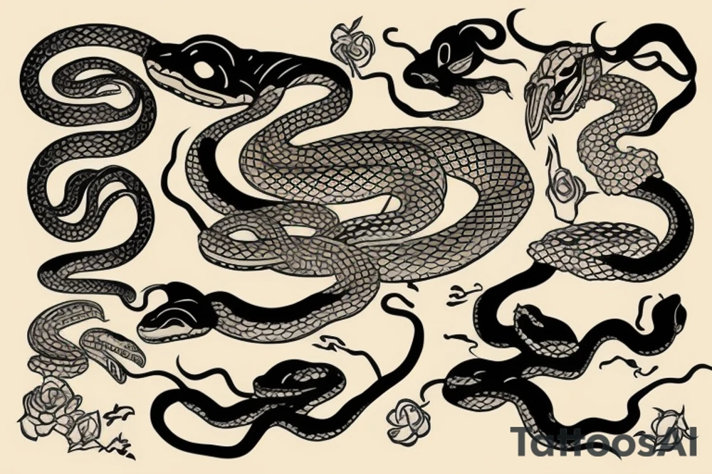 snake tattoo idea
