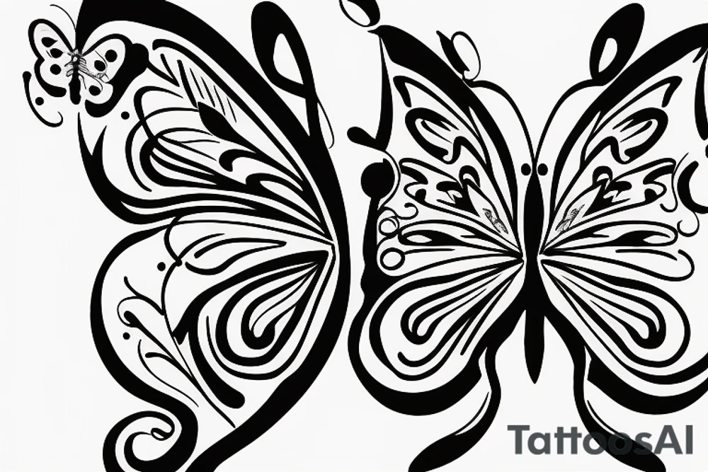 butterfly tattoo idea