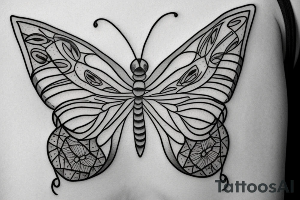 butterfly tattoo idea