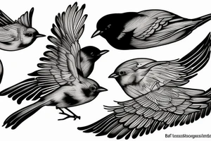 Bluebird tattoo idea