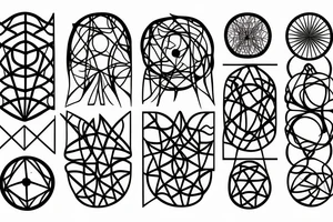 Network of nerve cells tattoo idea