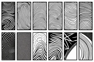 Minimalistic wave tattoo idea