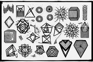Minimalistic network tattoo idea