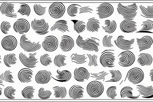Minimalistic music waves tattoo idea