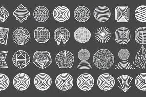 Minimalistic oscillations with a brain network in the middle tattoo idea