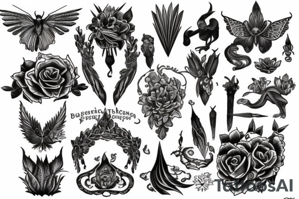 ornemental tattoo, full back tattoo tattoo idea