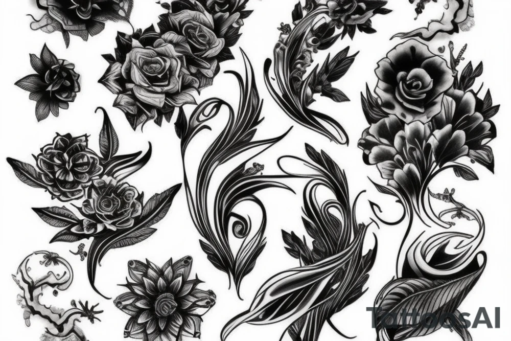ornemental tattoo, full back tattoo tattoo idea