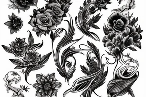 ornemental tattoo, full back tattoo tattoo idea