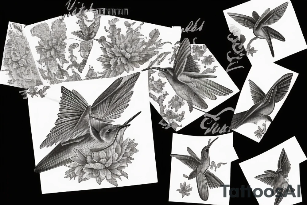 colibri, traditional tattoo tattoo idea