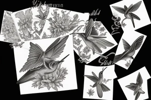 colibri, traditional tattoo tattoo idea