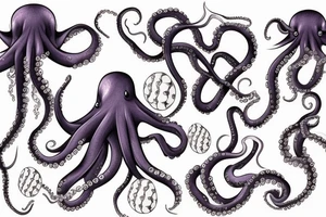 anime octopus tattoo idea