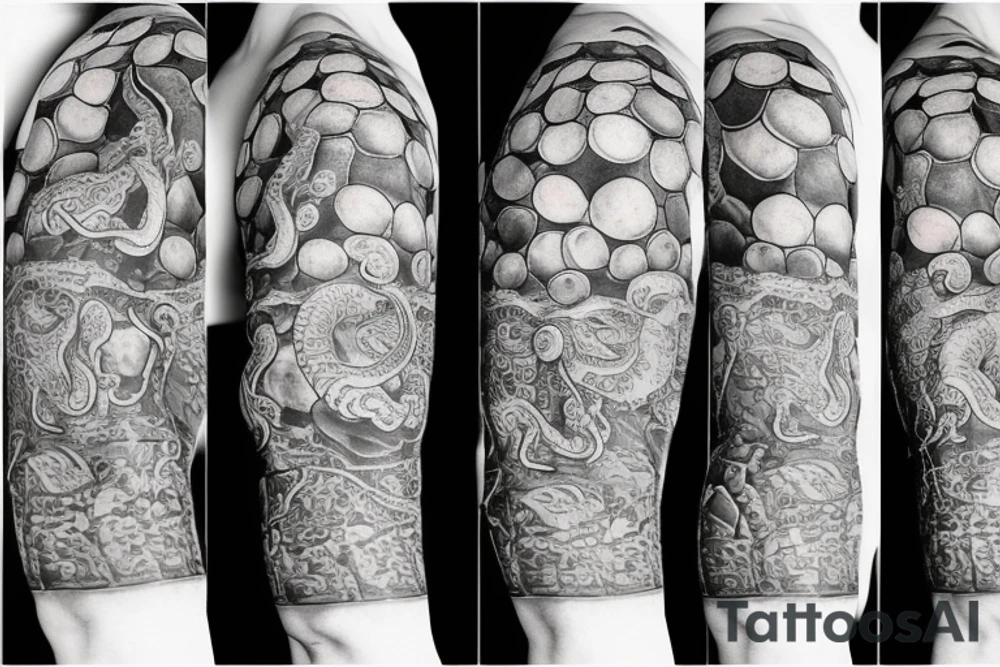 octopus on hand tattoo idea