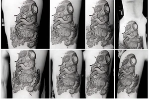 octopus on hand tattoo idea