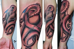 octopus on wrist tattoo idea