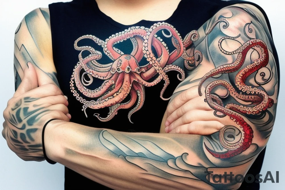 octopus on wrist tattoo idea