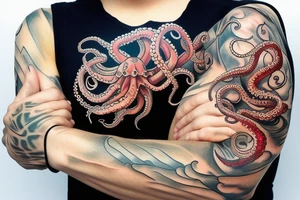octopus on wrist tattoo idea
