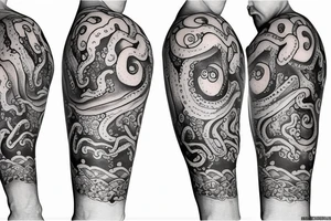 octopus on wrist tattoo idea