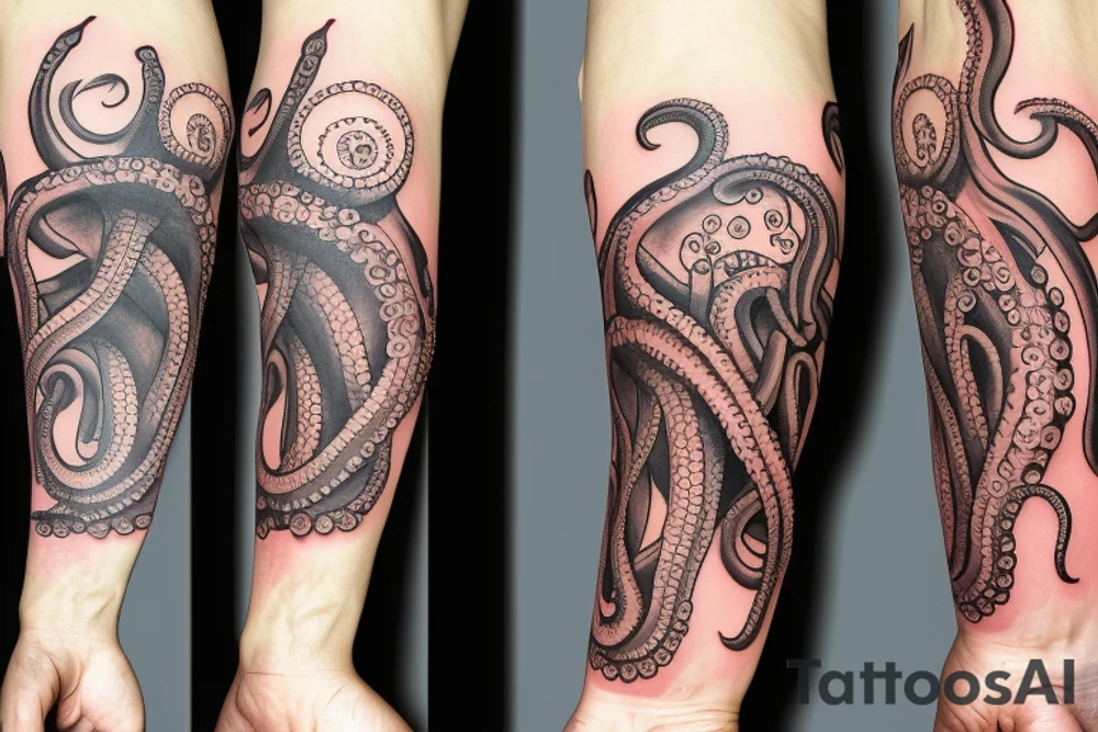 octopus on wrist tattoo idea