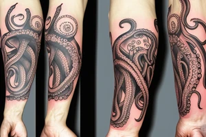 octopus on wrist tattoo idea