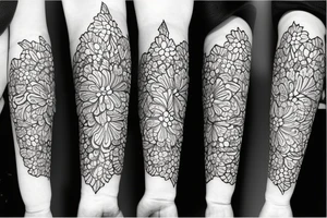 carnation Flower, japanese cloud, mandala, tattoo idea