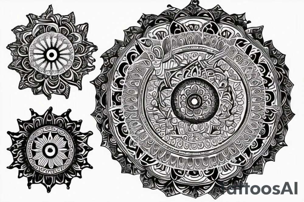 mandala tattoo idea