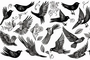 Bird tattoo idea