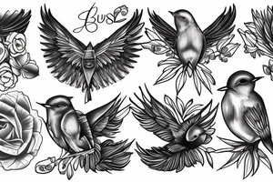 bluebird tattoo idea