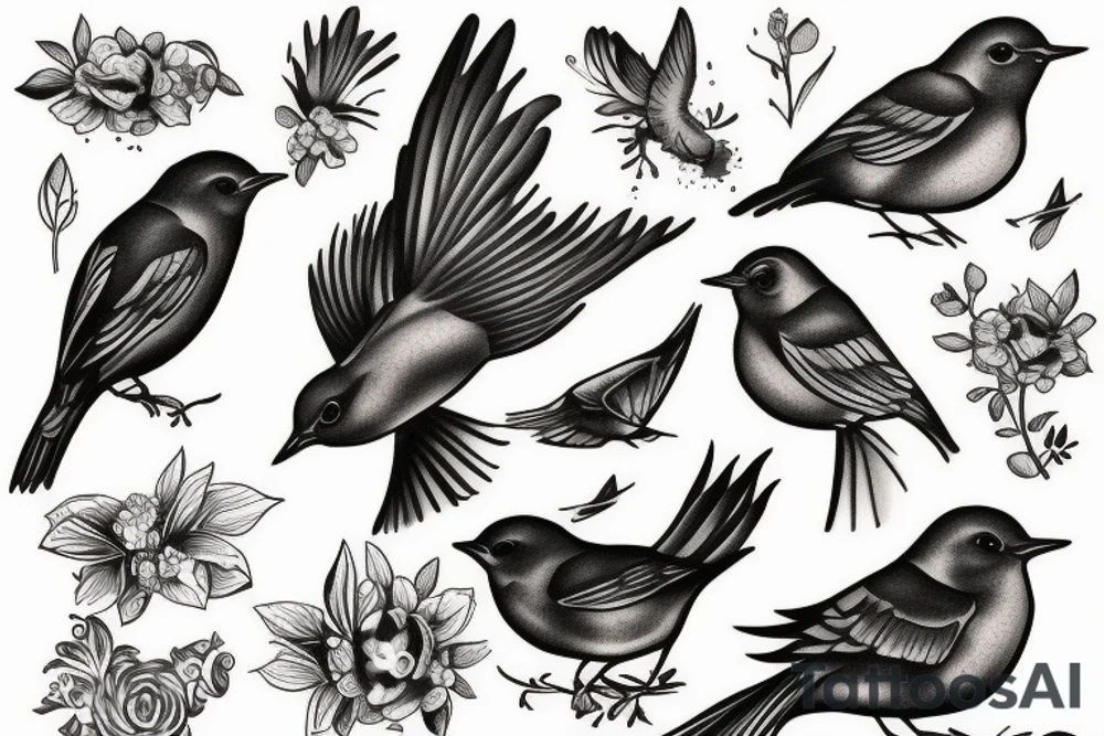 bluebird tattoo idea