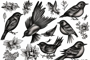 bluebird tattoo idea