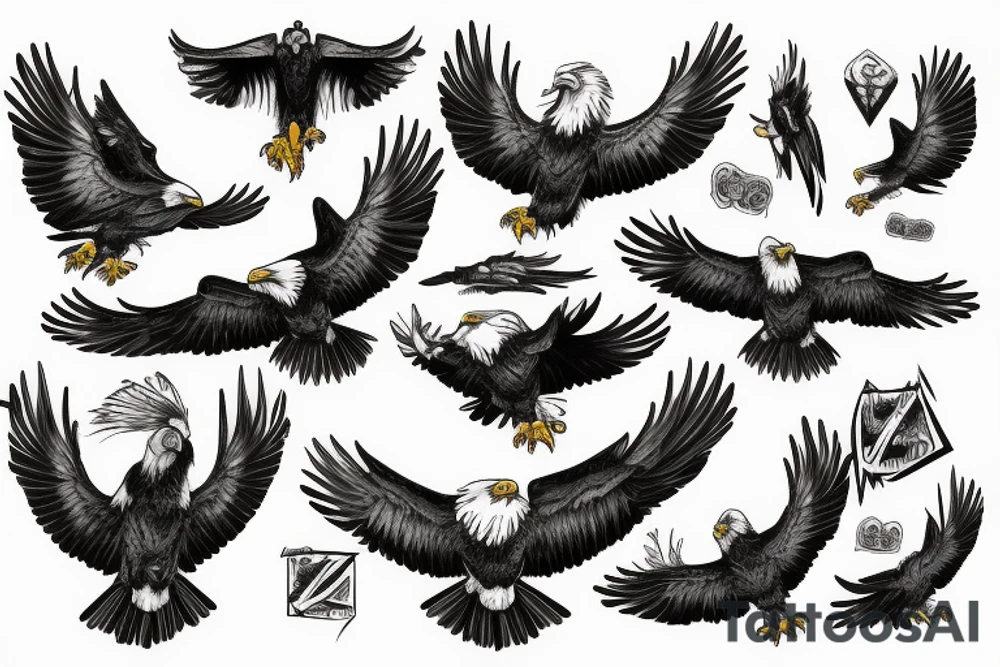 eagle tattoo idea