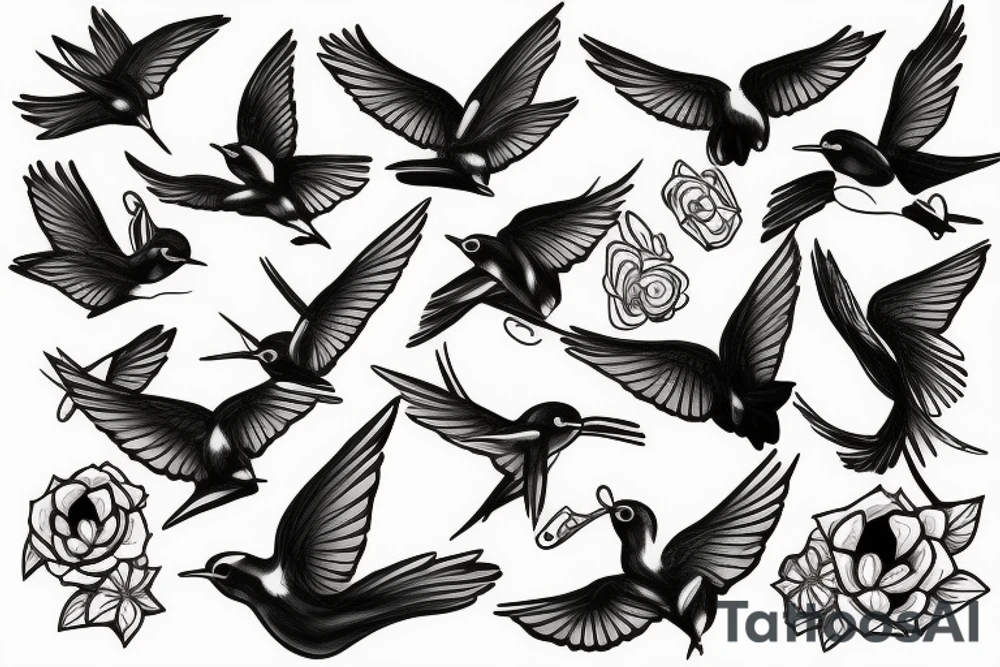 swallow tattoo idea