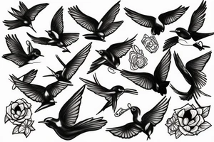 swallow tattoo idea