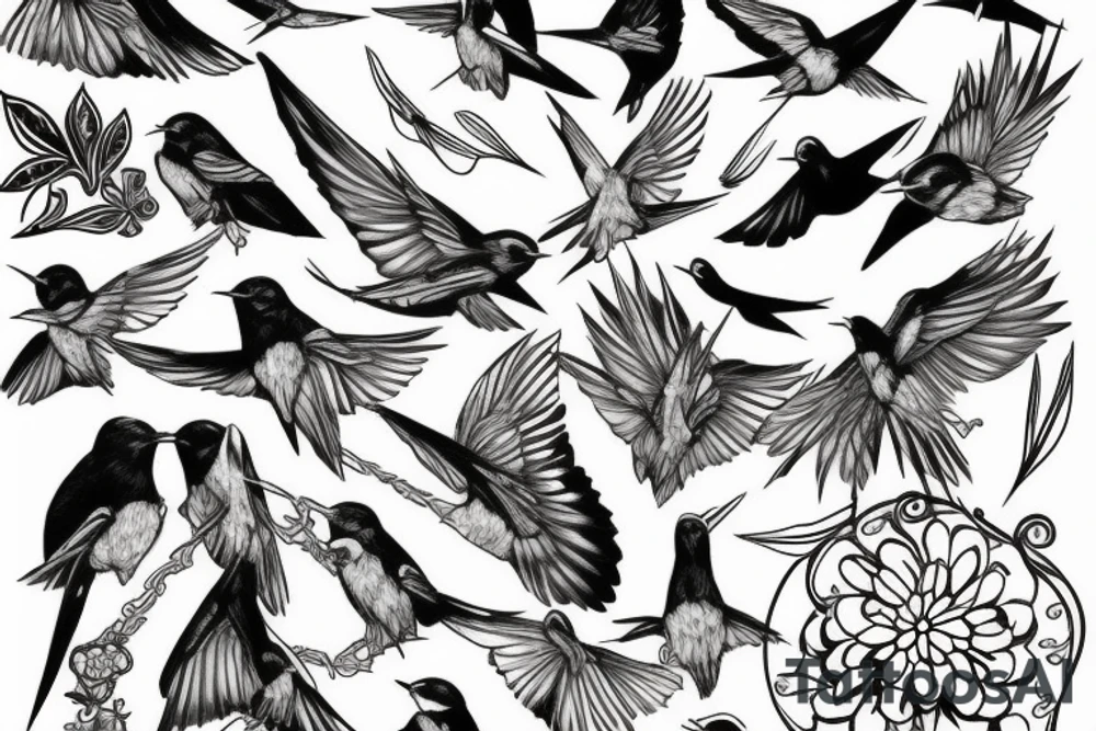 swallow tattoo idea