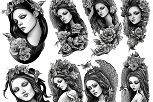 guardian angel tattoo idea