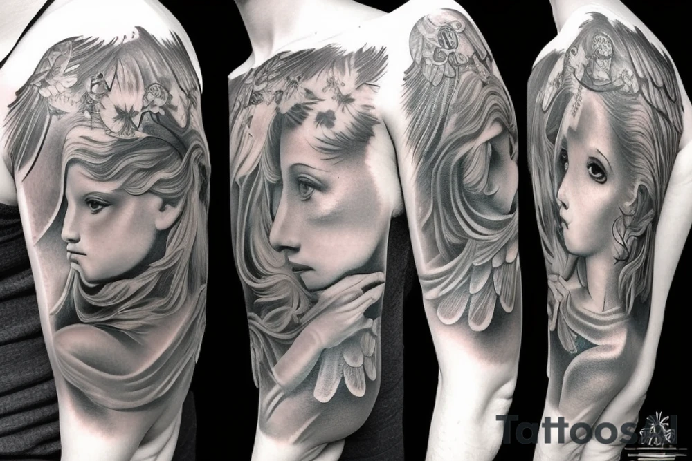 guardian angel tattoo idea