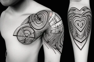 Heart beat tattoo idea