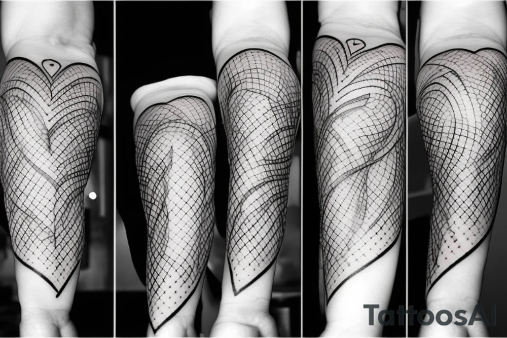 Heart beat tattoo idea