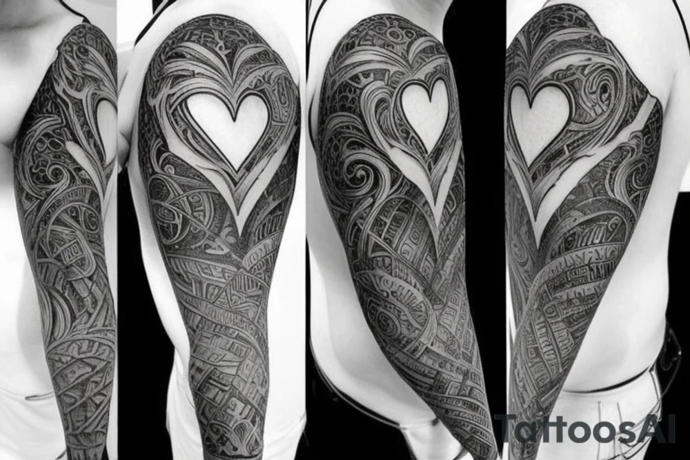 Heart beat tattoo idea