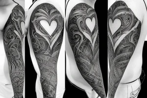 Heart beat tattoo idea