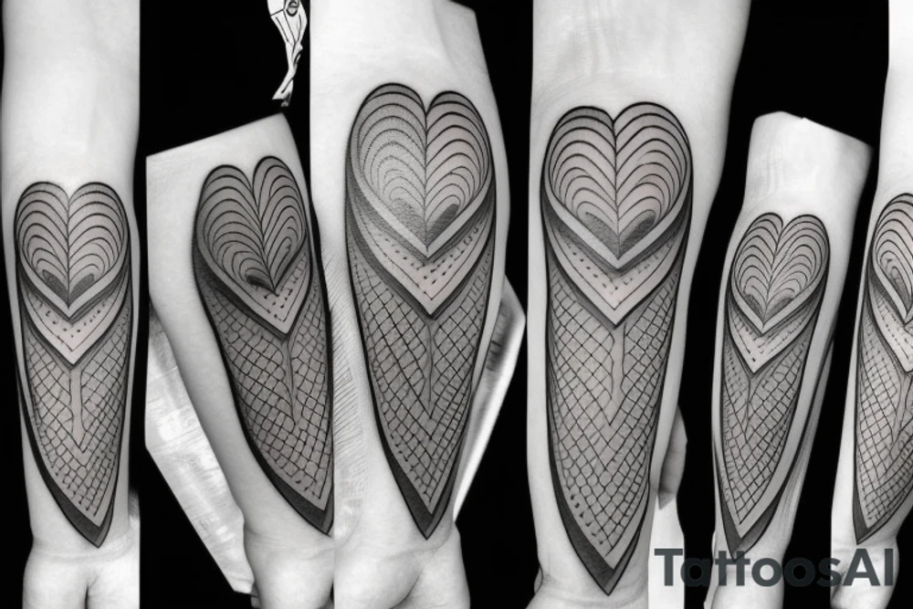 Heart rate tattoo idea
