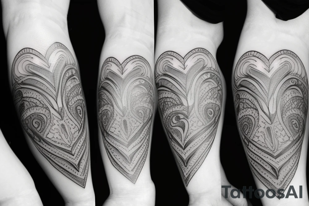 Heart rate tattoo idea