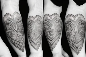 Heart rate tattoo idea