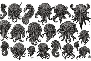 Cthulhu tattoo idea