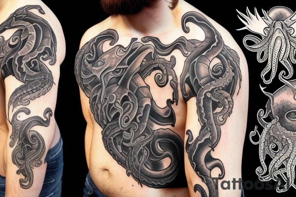 Cthulhu tattoo idea