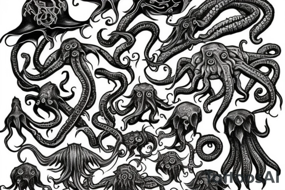 Cthulhu tattoo idea