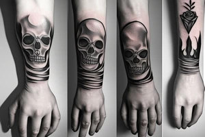 Skeleton king and queen hand tattoos tattoo idea
