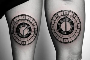 simple minimalistisc forearm tattoo with the Zodiac twins incorporated with the meaning of Cathryn name "Pure" tattoo idea