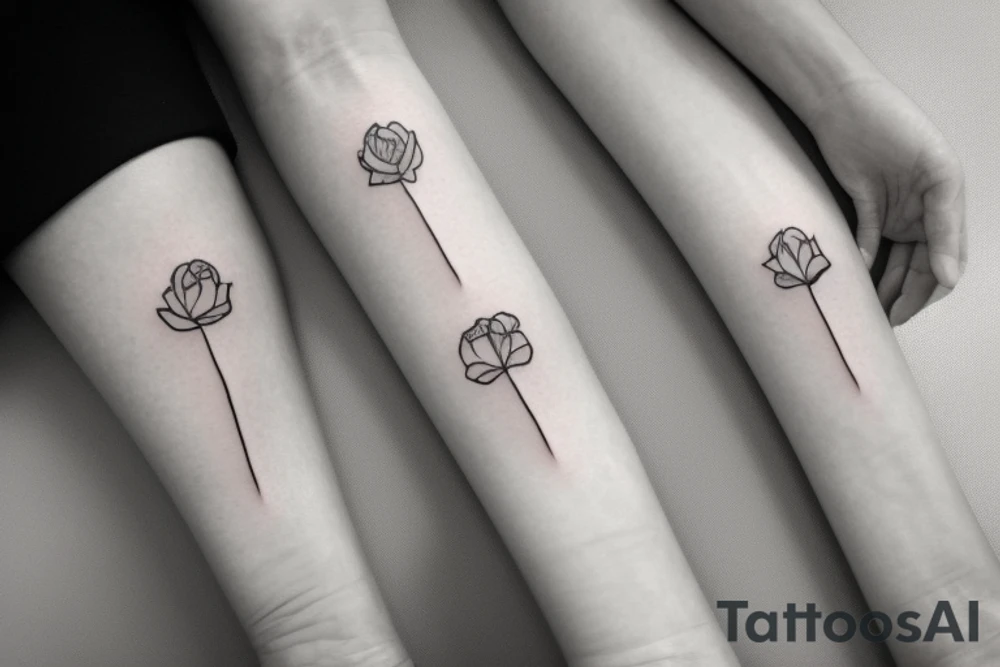 simple minimalistisc forearm tattoo with the meaning of Cathryn name "Pure" tattoo idea
