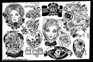 barrette with the date Jan. 2004 - Aug 2004 tattoo idea