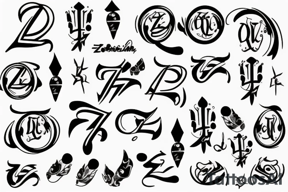 zodiaz sign twins tattoo idea